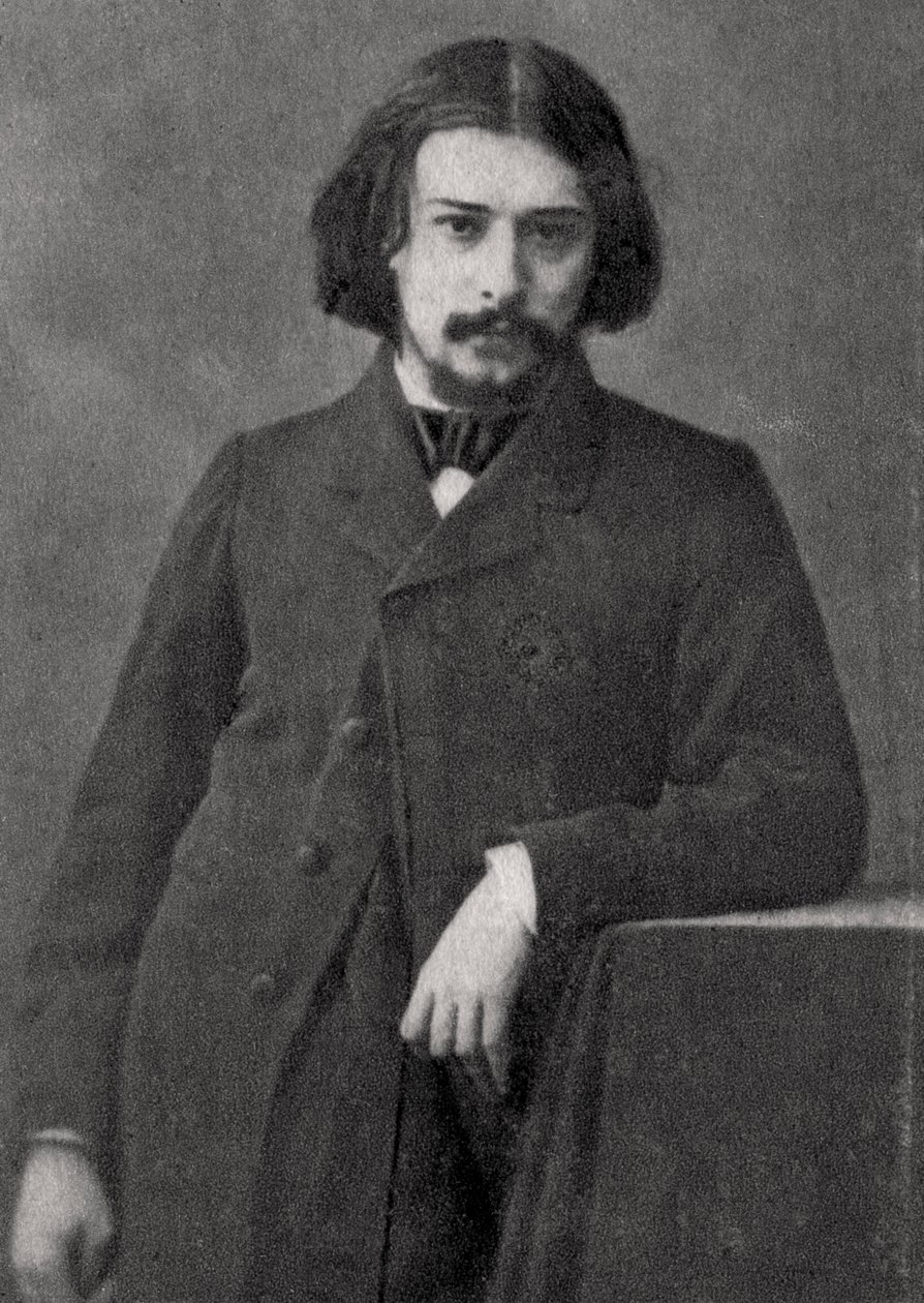 Alphonse Daudet, Franse romanschrijver, 1869 door Unbekannt