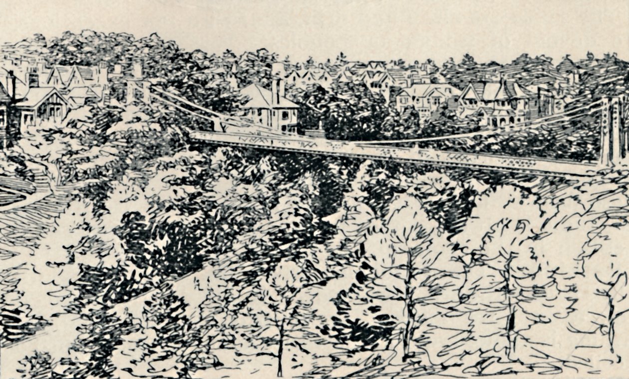 Alum Chine Hangbrug, 1929 door Unbekannt