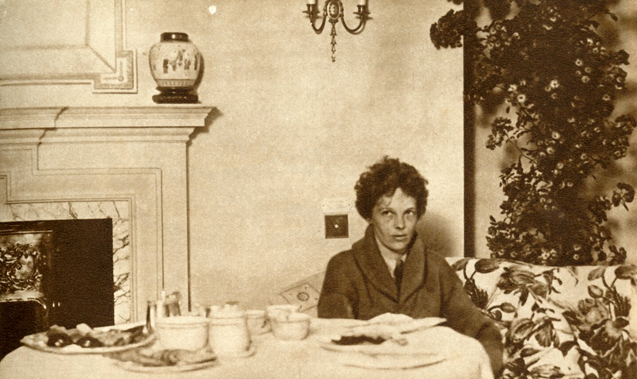 Amelia Earhart, 1928 door Unbekannt