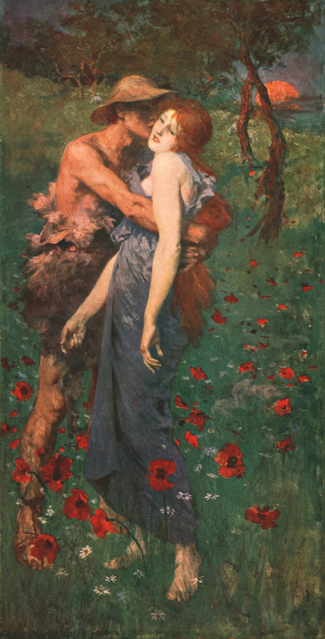 Een idylle, 1891, c1902 door Unbekannt