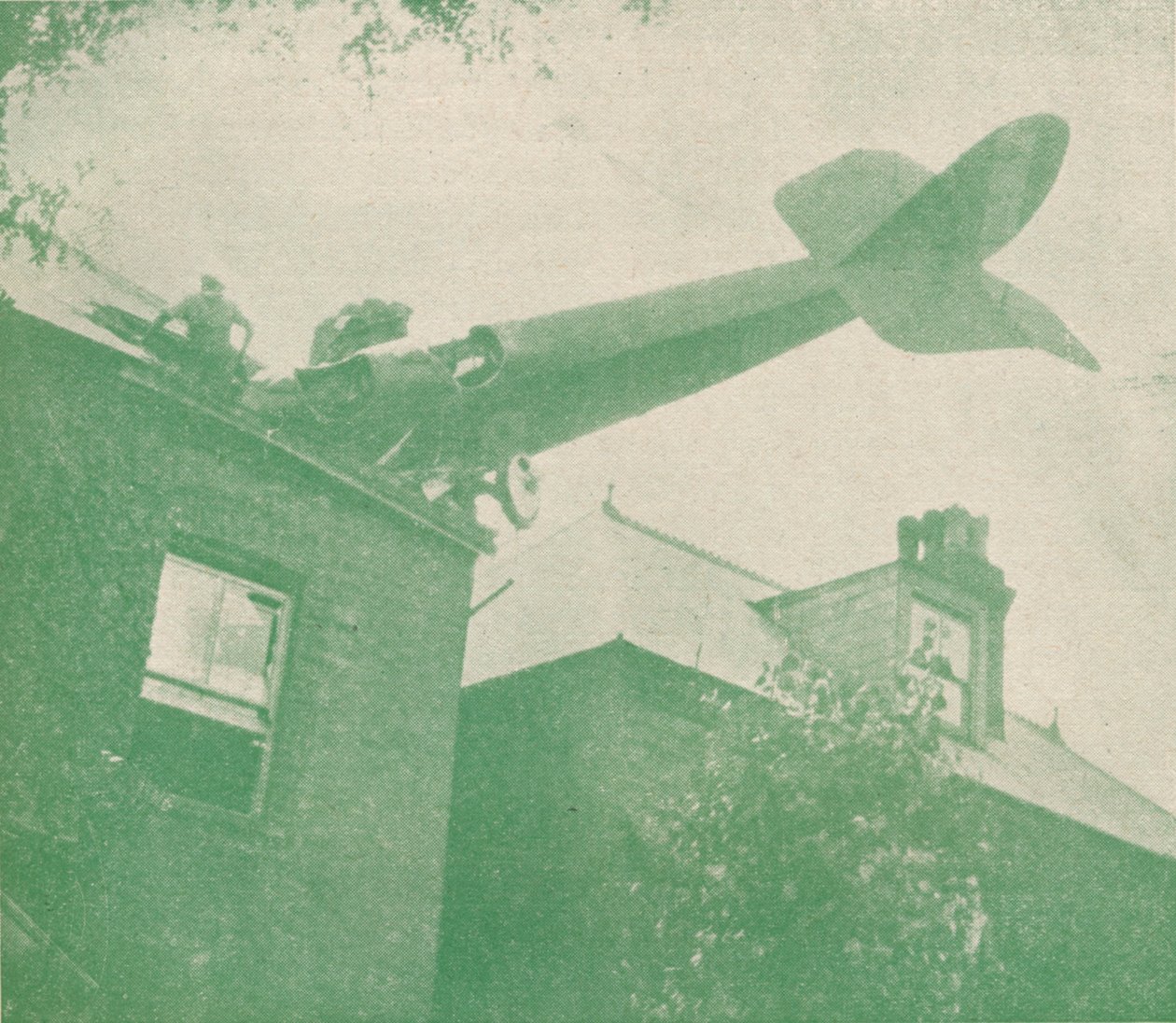 Een onverwachte bezoeker, ca. 1918 door Unbekannt