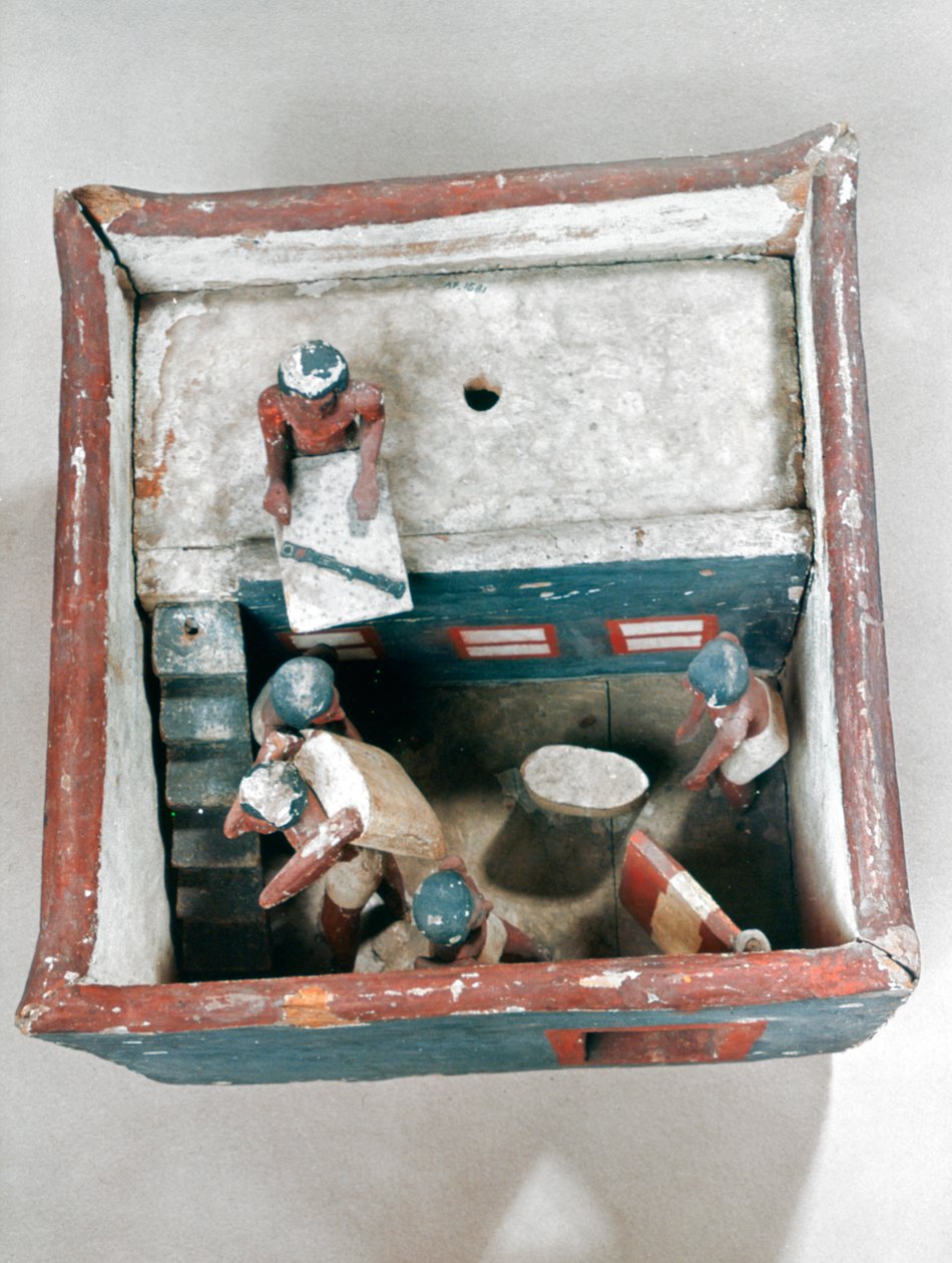 Oud Egyptisch grafmodel, 22e-19e eeuw v.Chr. door Unbekannt