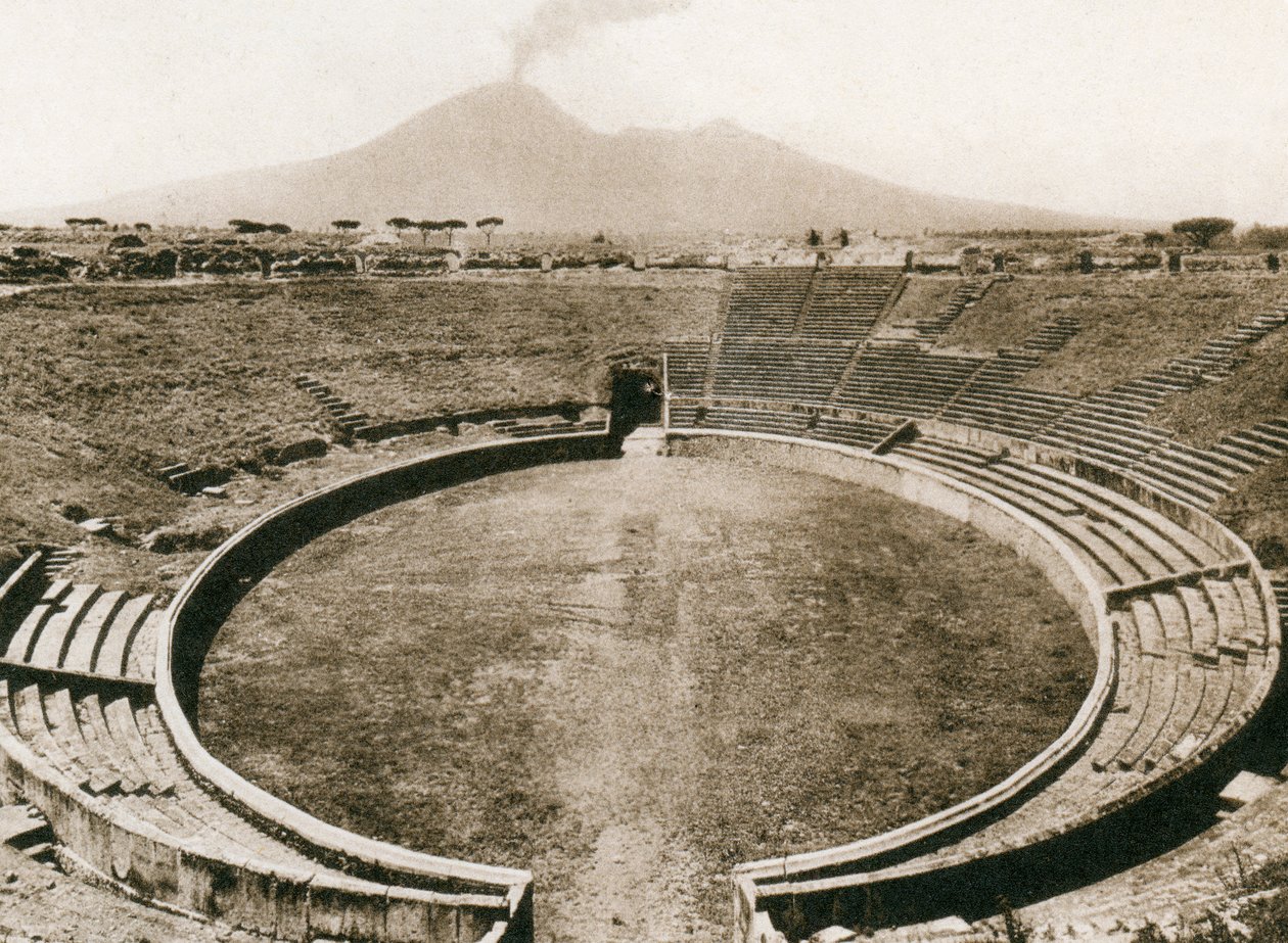 Amfitheater, Pompeii, Italië, c1900s door Unbekannt
