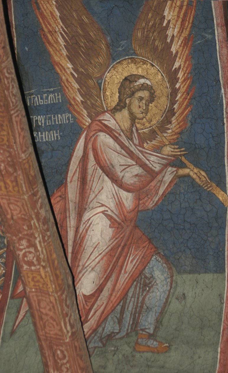 Engel met trompet, ca. 1350 door Unbekannt