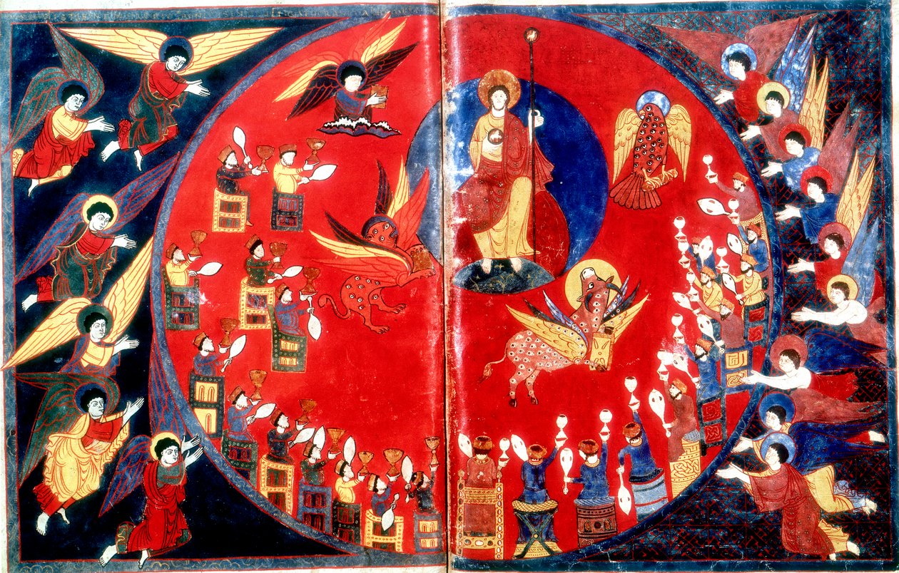 Apocalyps van St-Sever Latijn, c1050 door Unbekannt