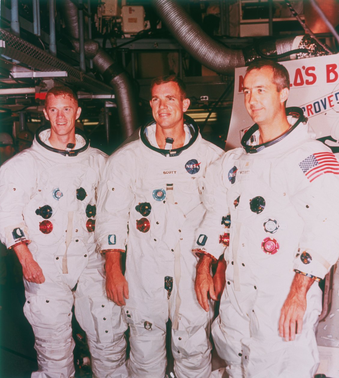 Apollo 9 astronauten, 1968 door Unbekannt