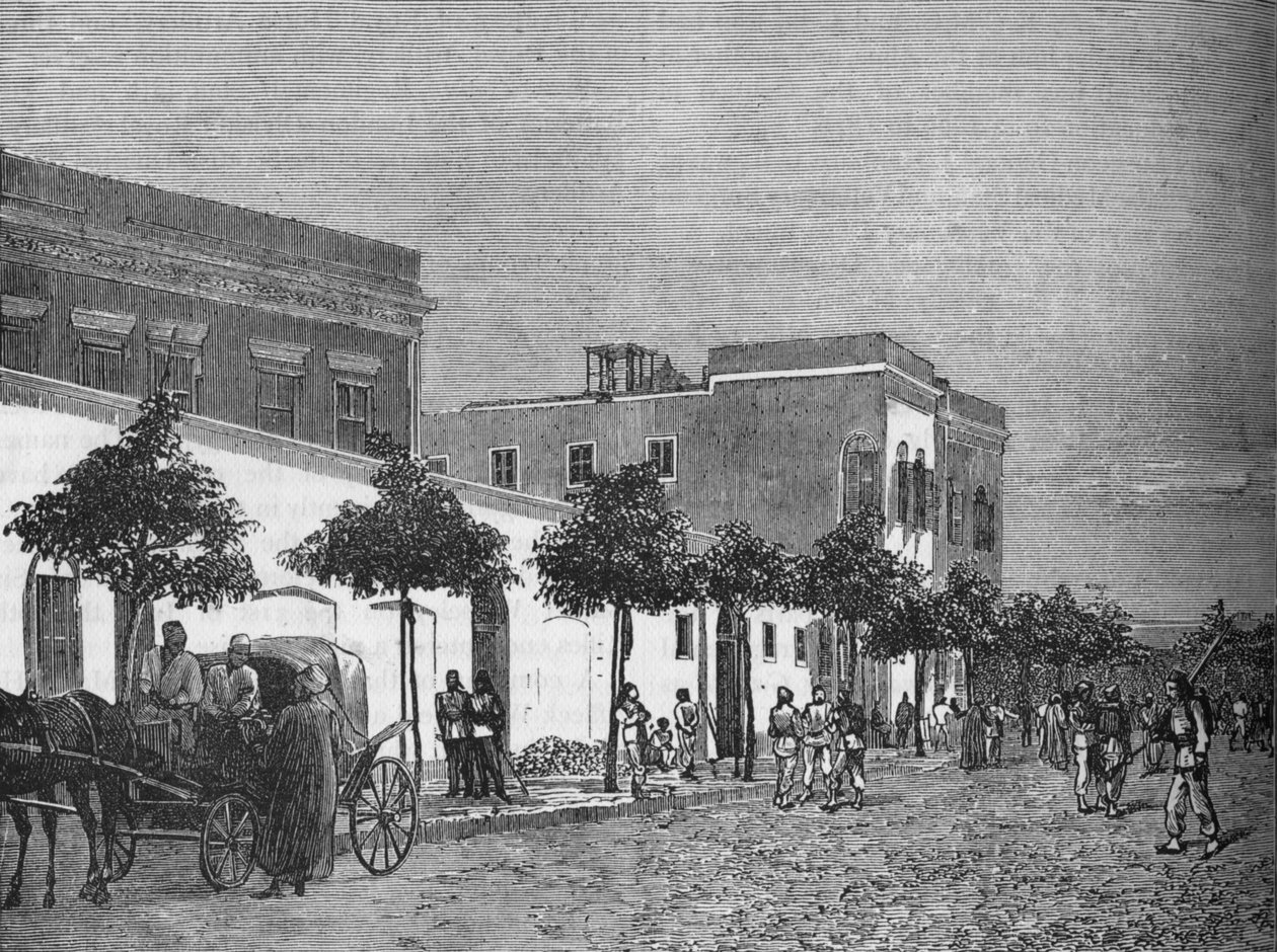 Huis van Arabi Pasha, Caïro, c1882-1885 door Unbekannt