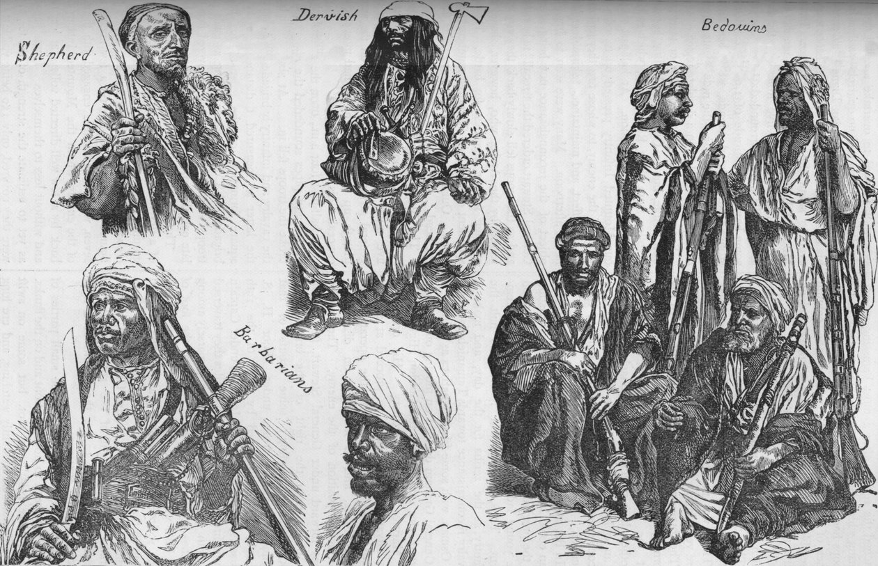 Arabieren van de Soedan, c1881-85 door Unbekannt