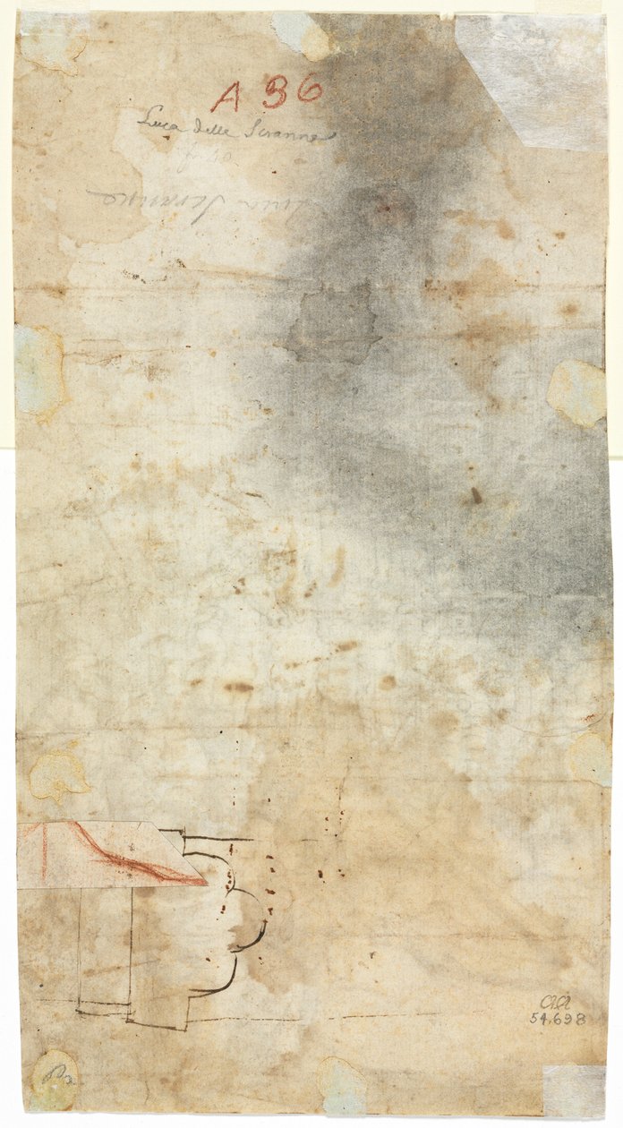 Architectonische schets, 1500s door Unbekannt