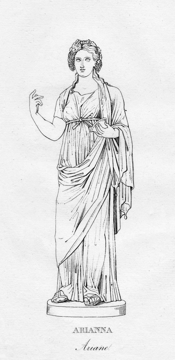 Arianna Ariane, c1850 door Unbekannt
