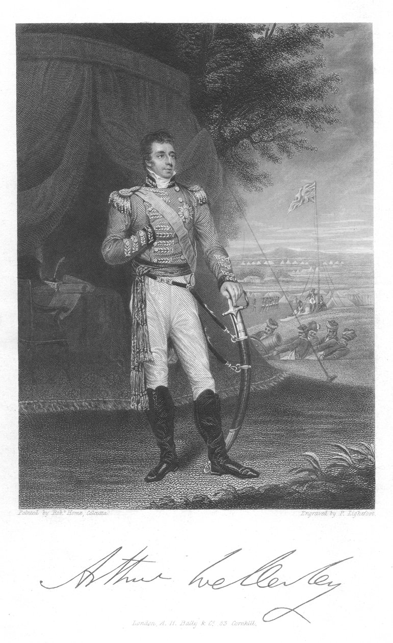 Arthur Wellesley, 1e hertog van Wellington, c1803 door Unbekannt