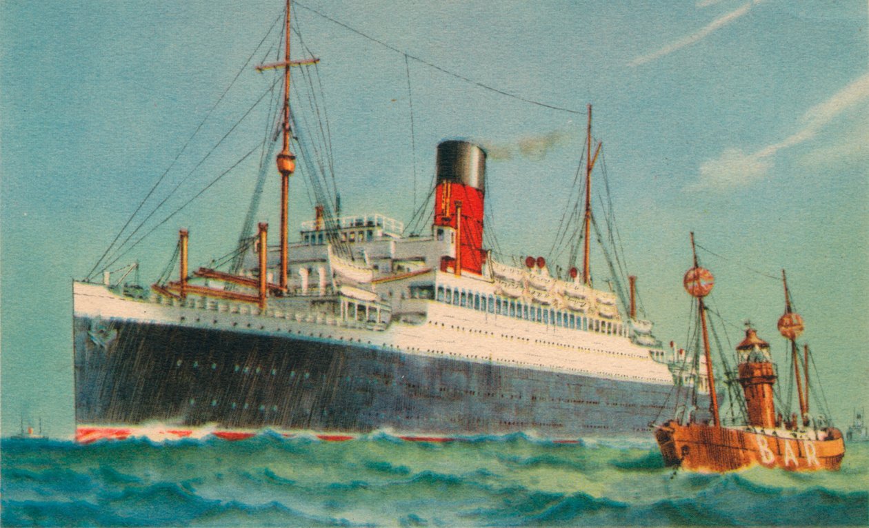 Ascania, Cunard White Star, 1920s door Unbekannt