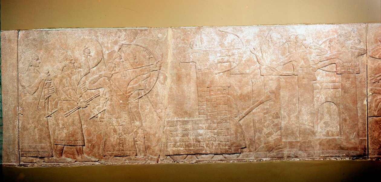 Ashurnasirpal II, Koning van Assyrië, ca. 9e eeuw v.Chr. door Unbekannt