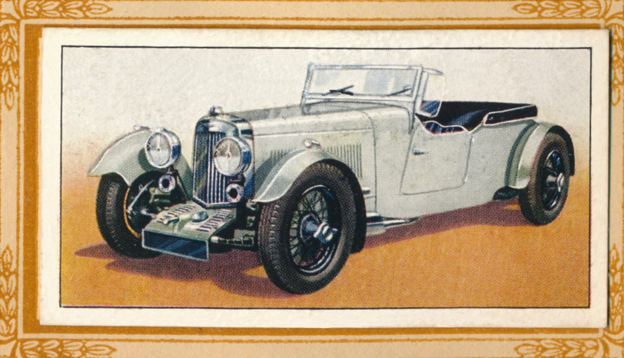Aston Martin vierzitter tourer, ca. 1936 door Unbekannt