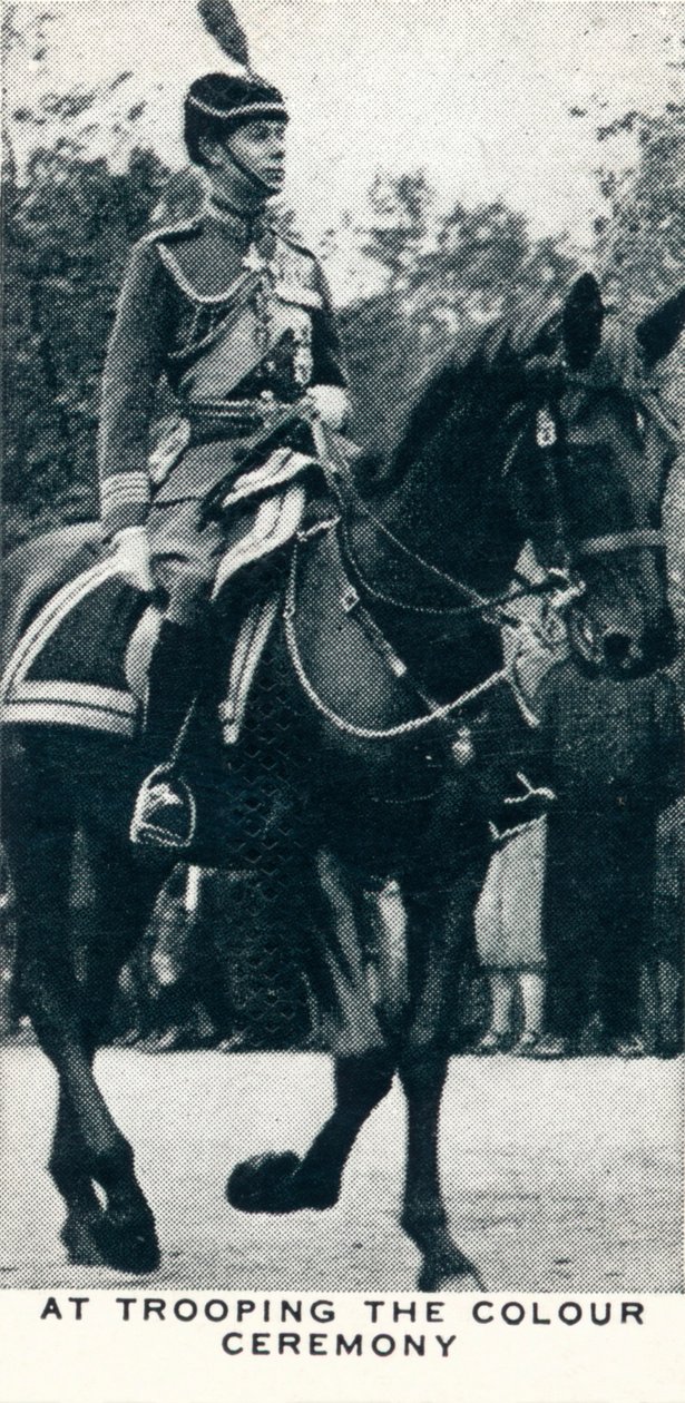 Bij de Trooping The Colour ceremonie, 1932 1937 door Unbekannt