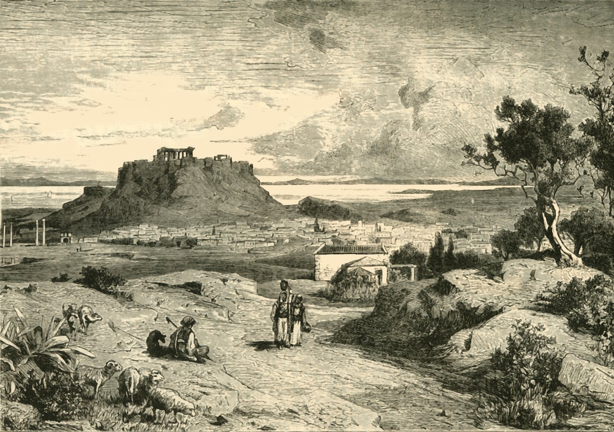 Athene, 1890 door Unbekannt