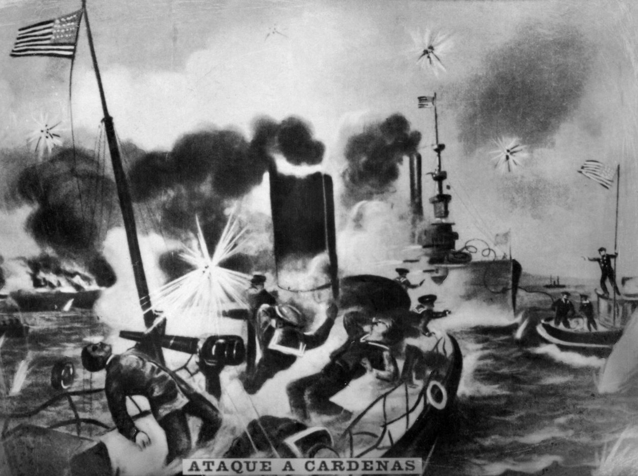 Aanval op Cardenas, 1898 door Unbekannt