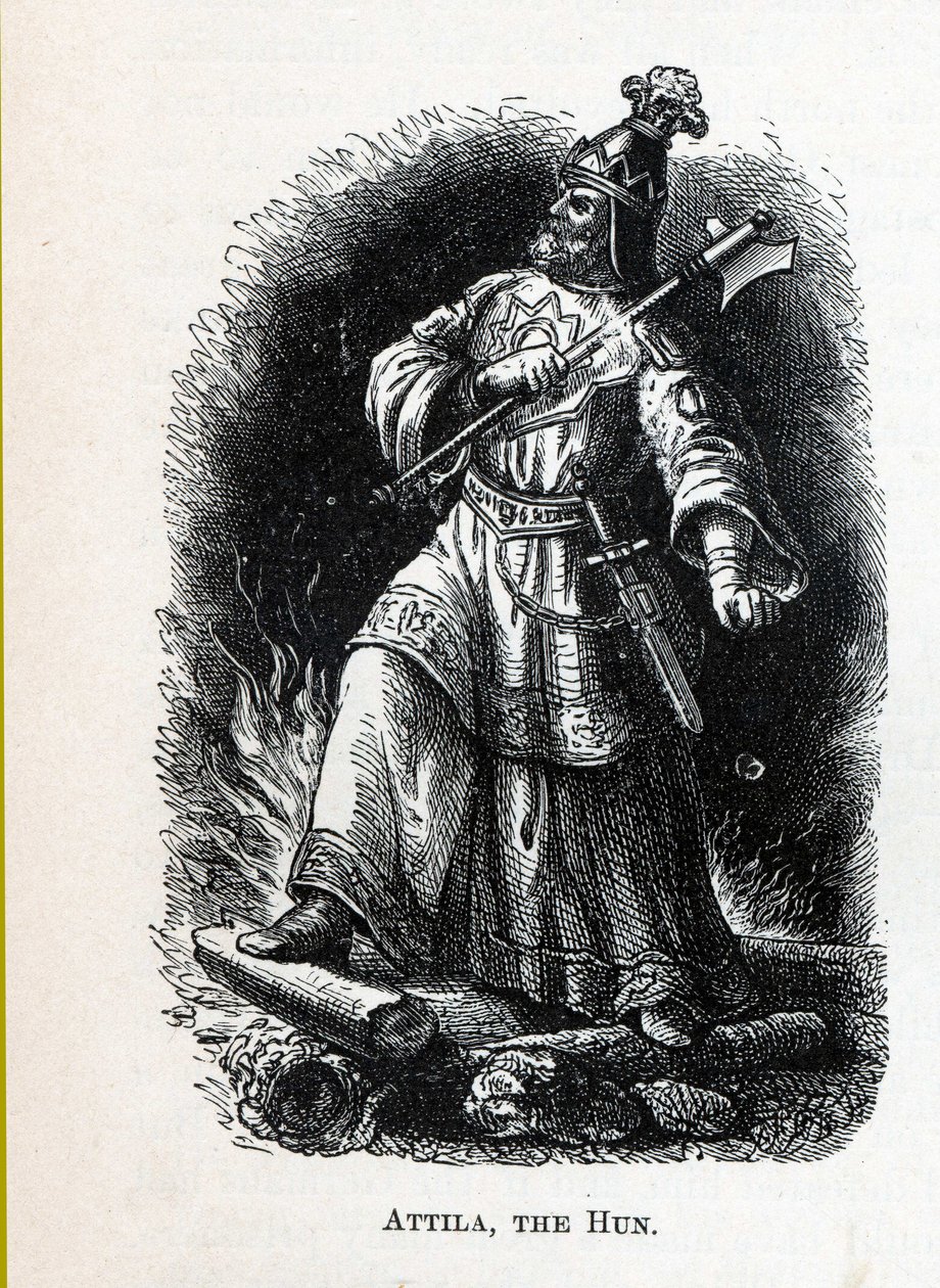 Attila de Hun, 1882 door Unbekannt