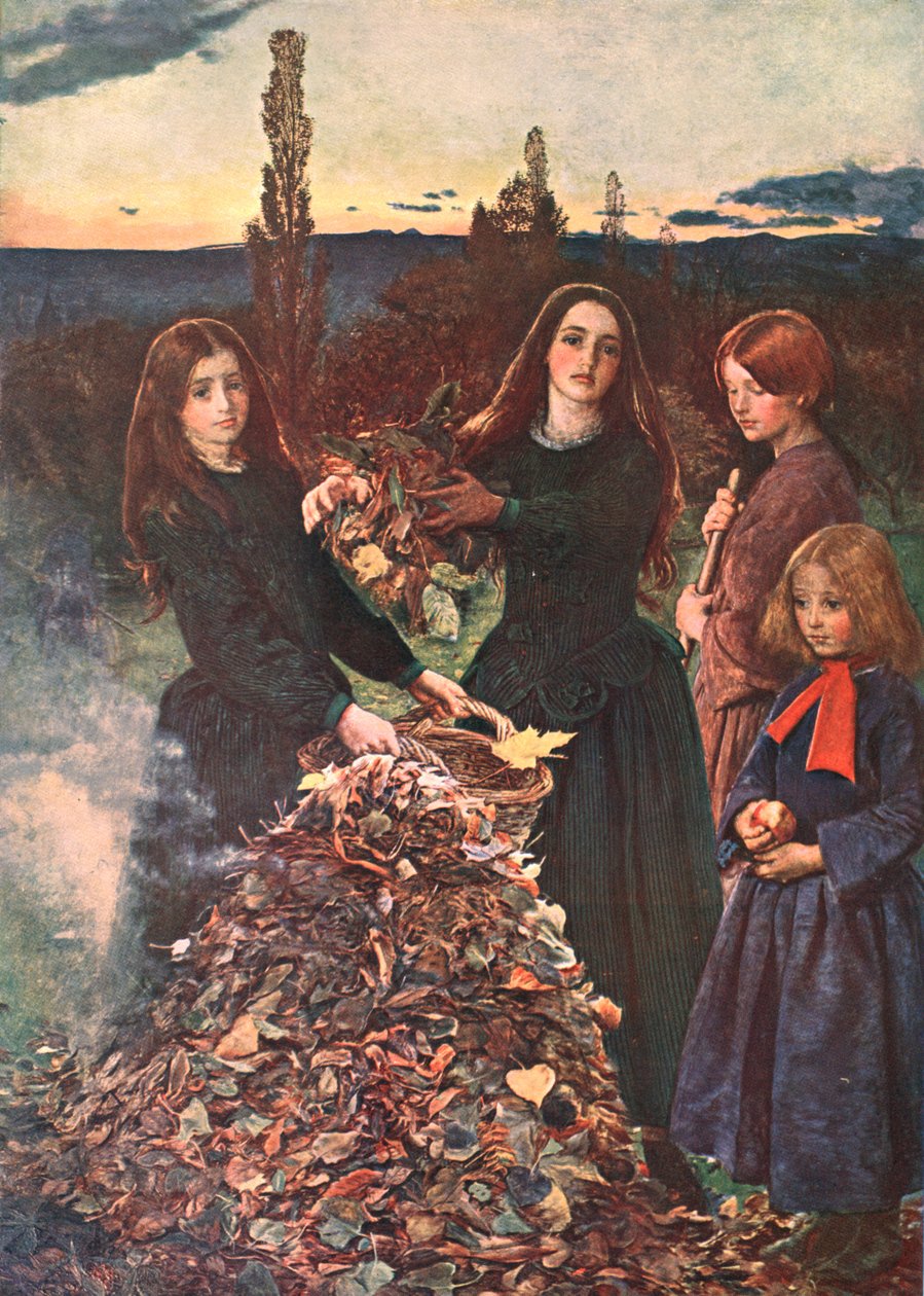 Herfstbladeren, 1856, ca. 1902 door Unbekannt