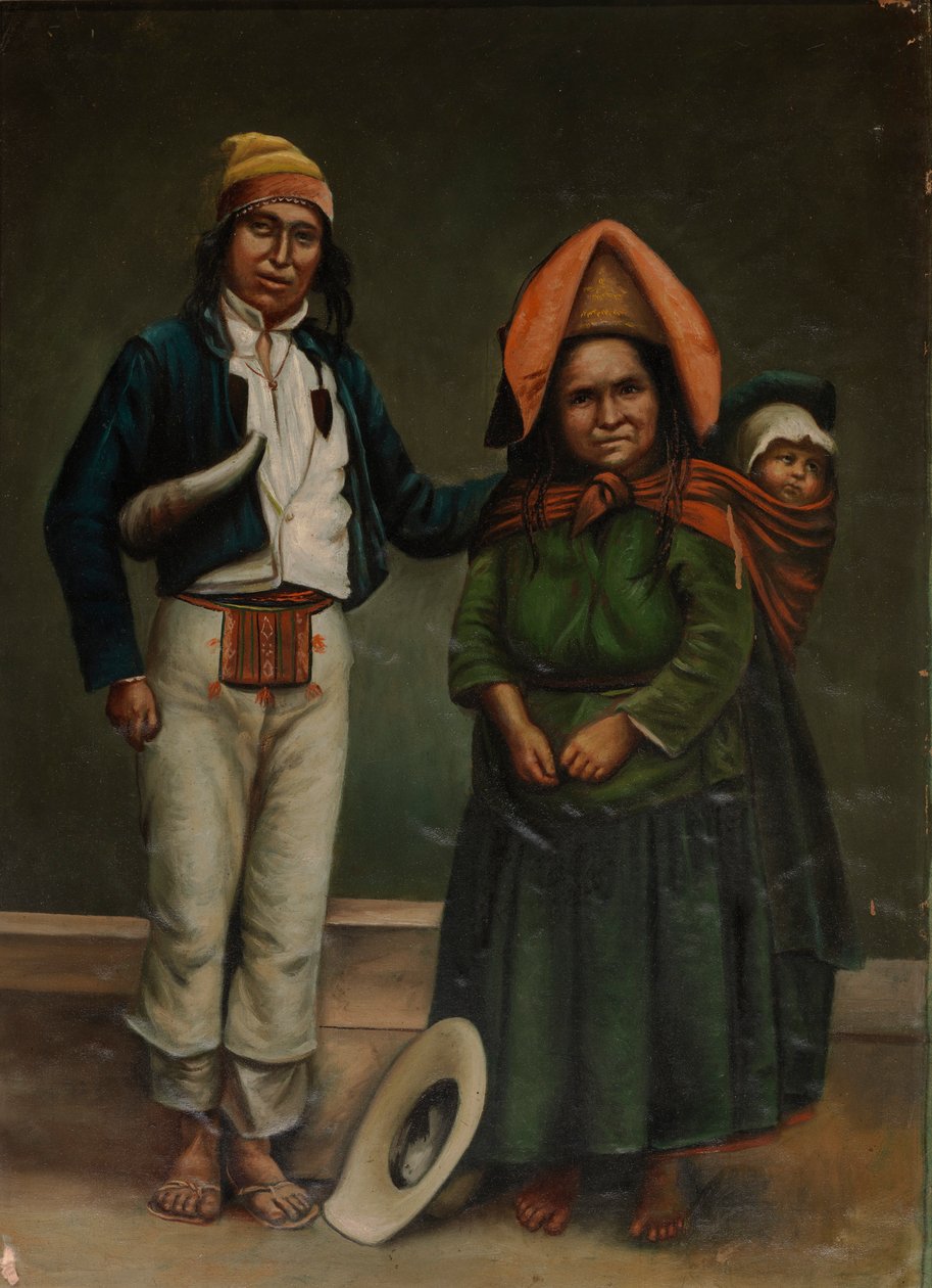 Aymara Indianen, ca. 1890-1892 door Unbekannt