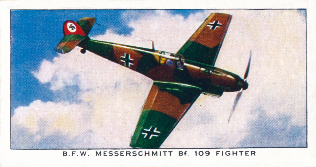 B.F.W. Messerschmitt Bf. 109 jager door Unbekannt