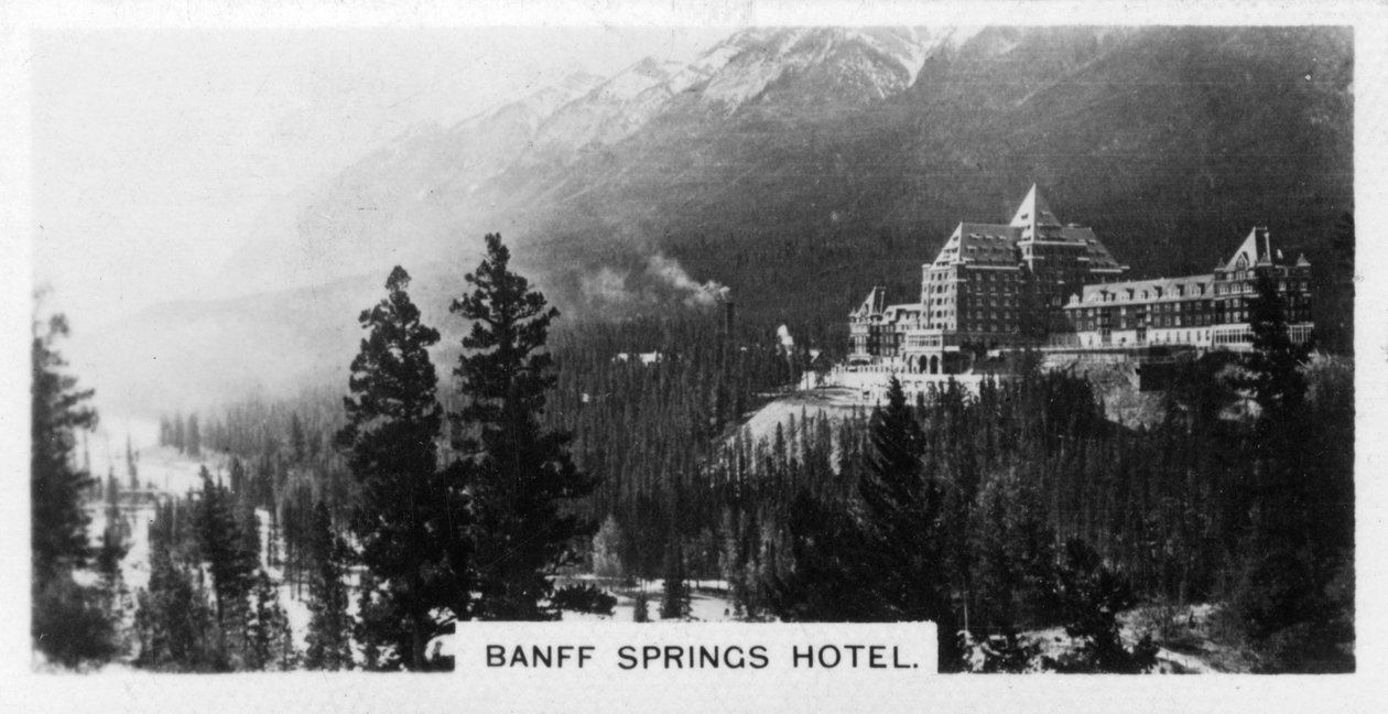 Banff Springs Hotel, Alberta, Canada, ca. 1920s door Unbekannt