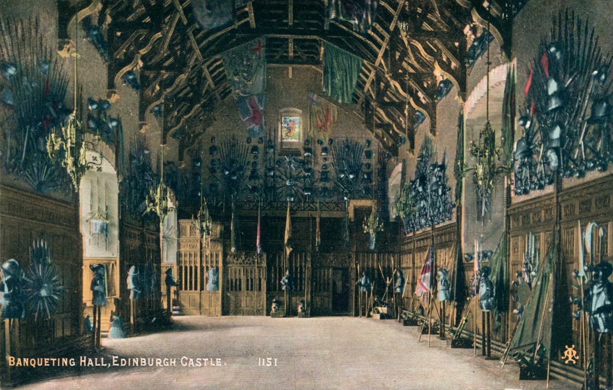 Banketzaal, Edinburgh Castle door Unbekannt