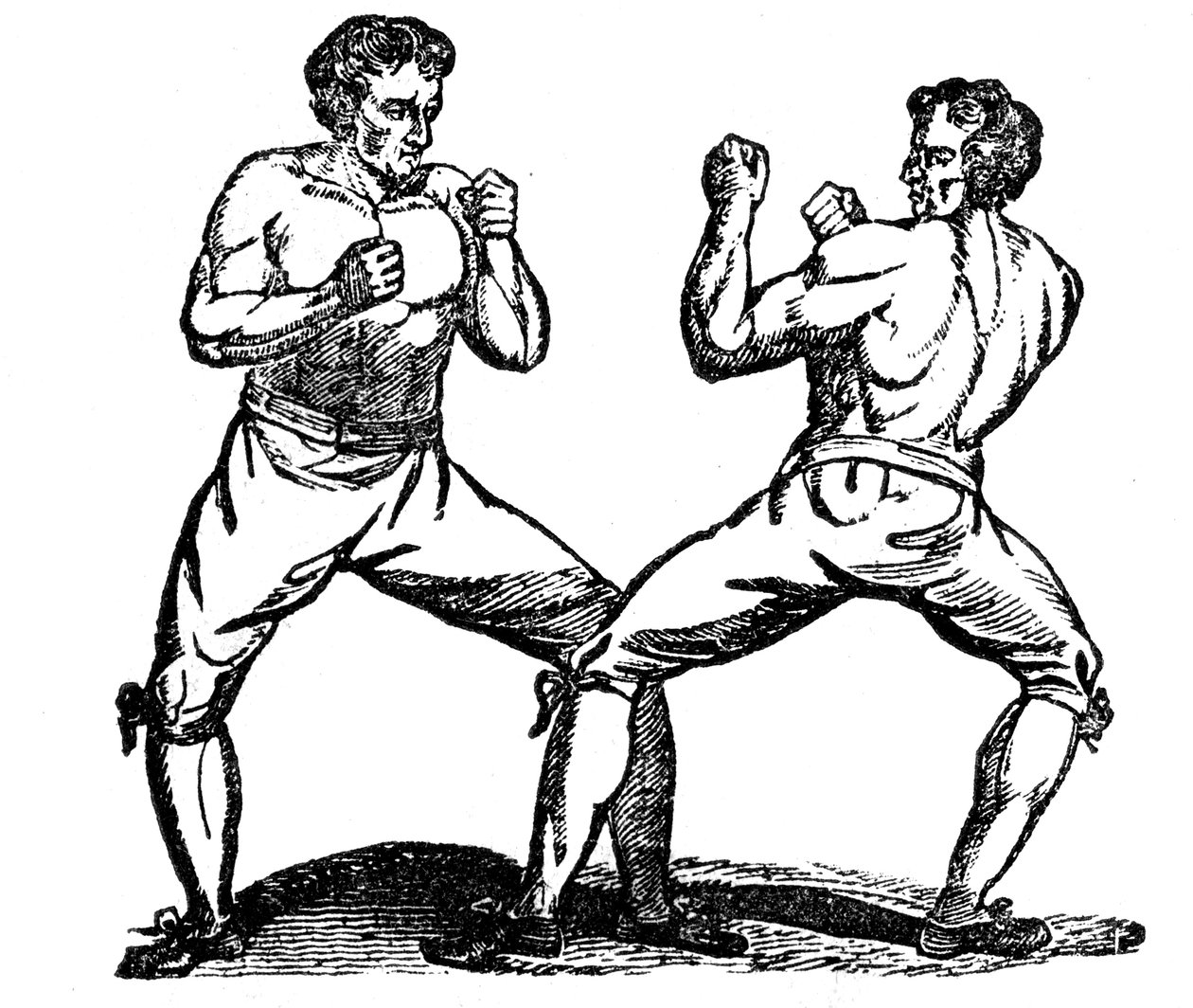 Bare-knuckle boksen door Unbekannt