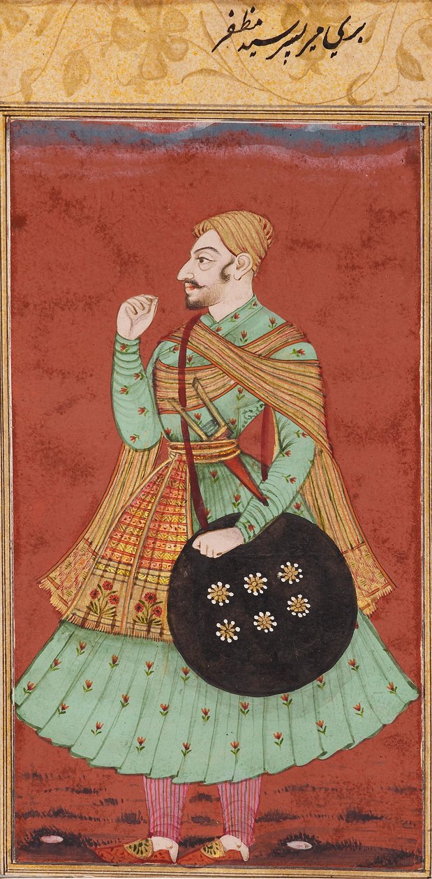 Bari Mir, zoon van Sayyid Muzaffar, ca. 1675 door Unbekannt