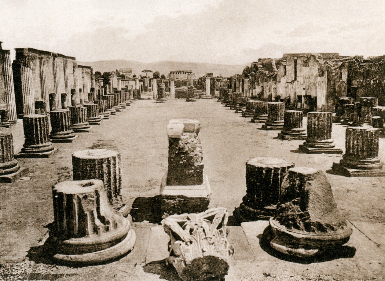 Basiliek, Pompeii, Italië, ca. 1900s door Unbekannt