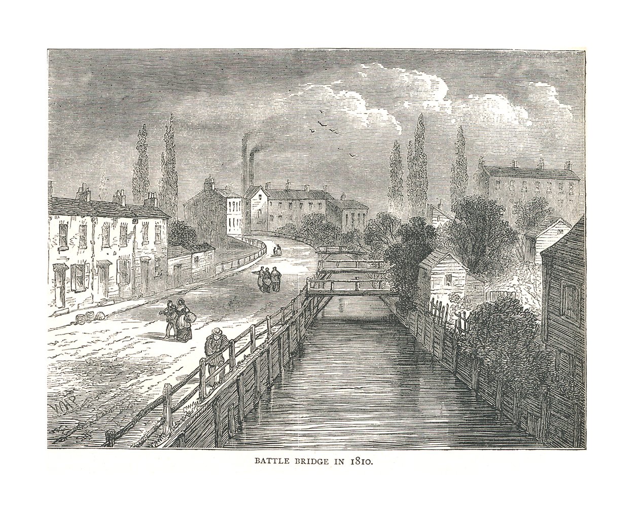 Battle Bridge, 1810 door Unbekannt
