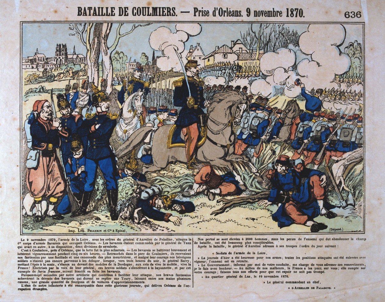 Slag bij Coulmiers, Frans-Pruisische Oorlog, 9 november 1870 door Unbekannt