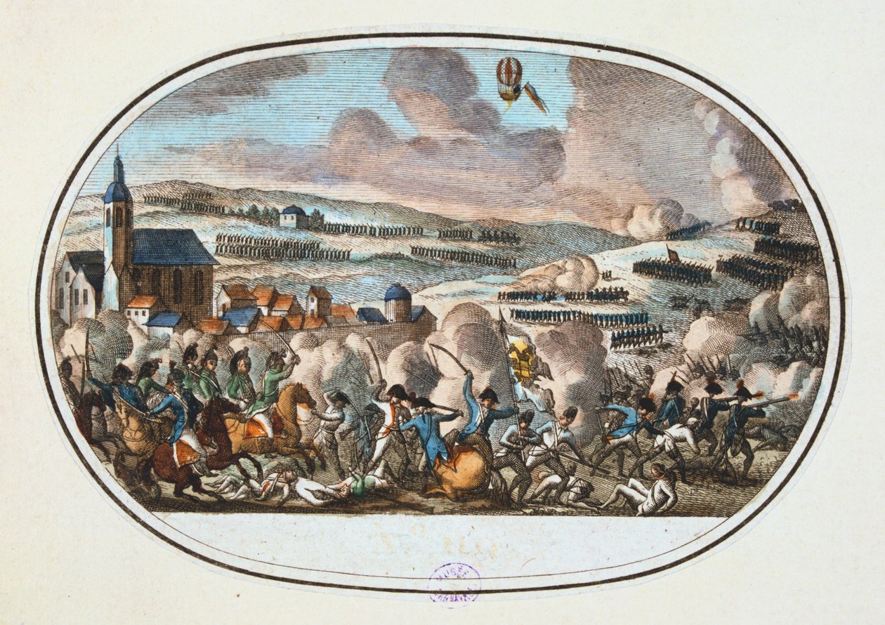 Slag bij Fleurus, 26 juni 1794 door Unbekannt