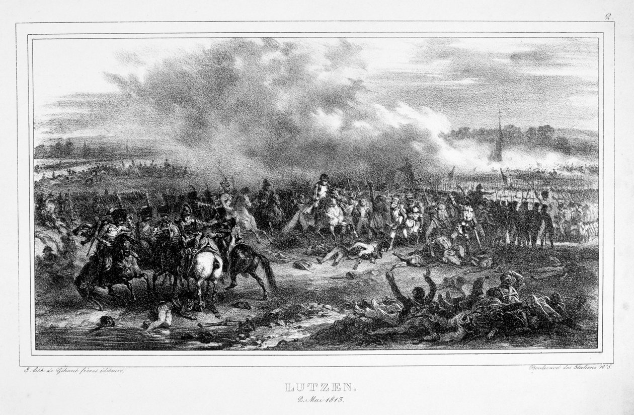 Slag bij Lützen, 2 mei 1813 door Unbekannt