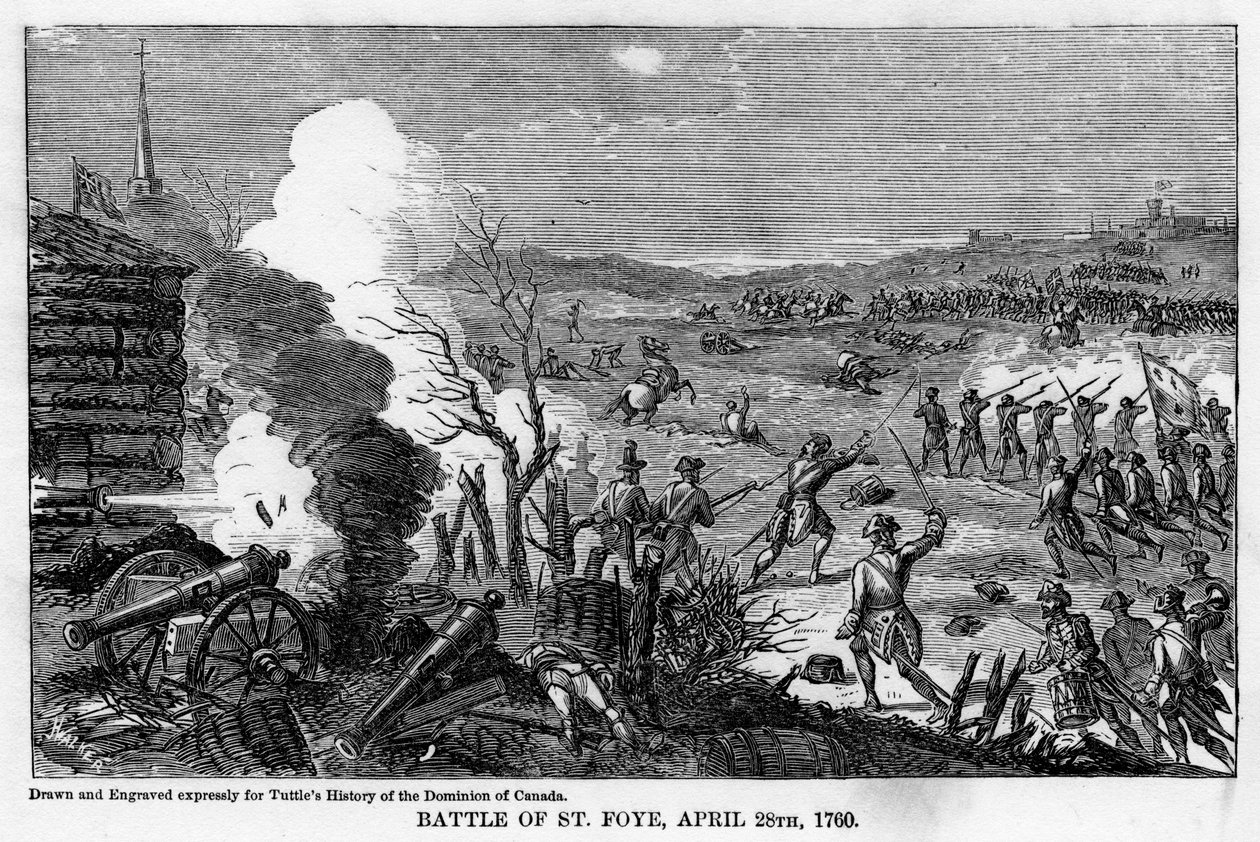 Slag bij St Foye, 28 april 1760 door Unbekannt