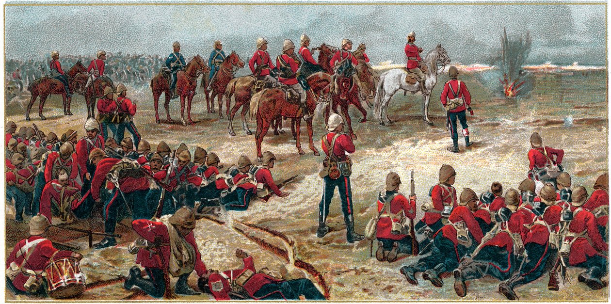 Slag bij Tel-el-Kebir, Egypte, 13 september 1882-1887 door Unbekannt