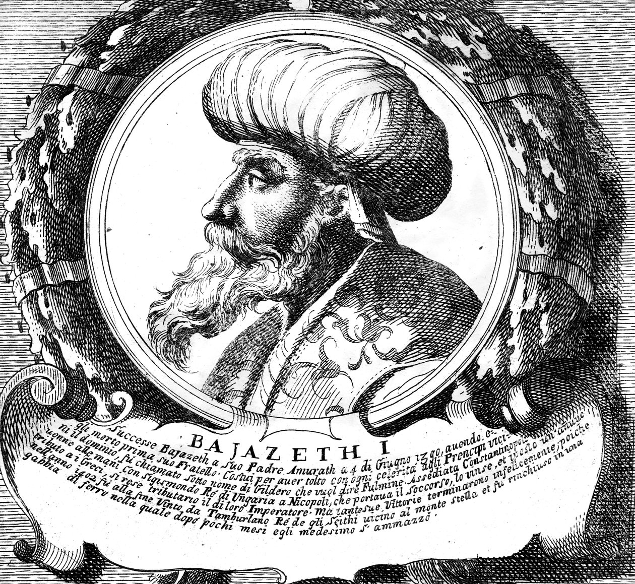 Bayezid I, Sultan van het Ottomaanse Rijk door Unbekannt