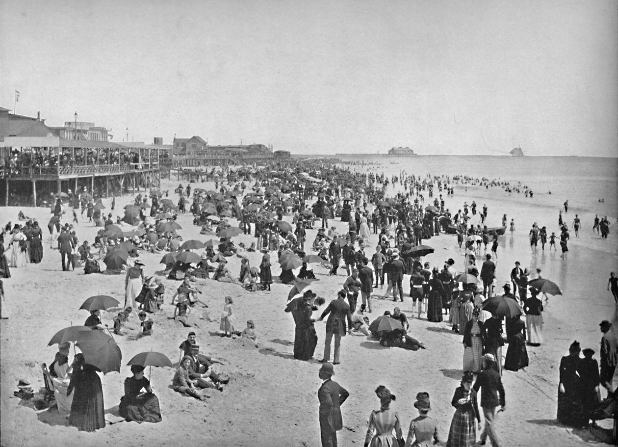 Strand in Atlantic City, New Jersey door Unbekannt