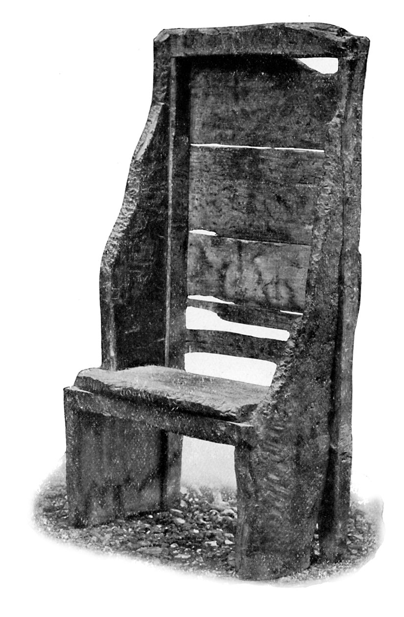 Stoel van Bede, Jarrow, ca. 1920 door Unbekannt