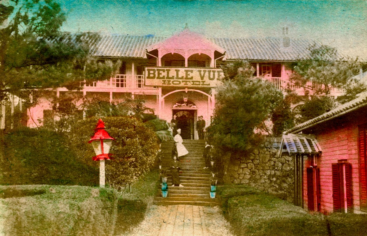 Belle Vue Hotel, Nagasaki, Japan, voor 1920 door Unbekannt