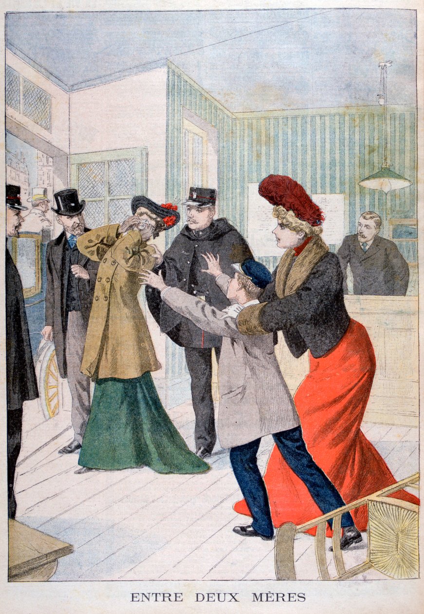 Tussen twee moeders, 1902 door Unbekannt