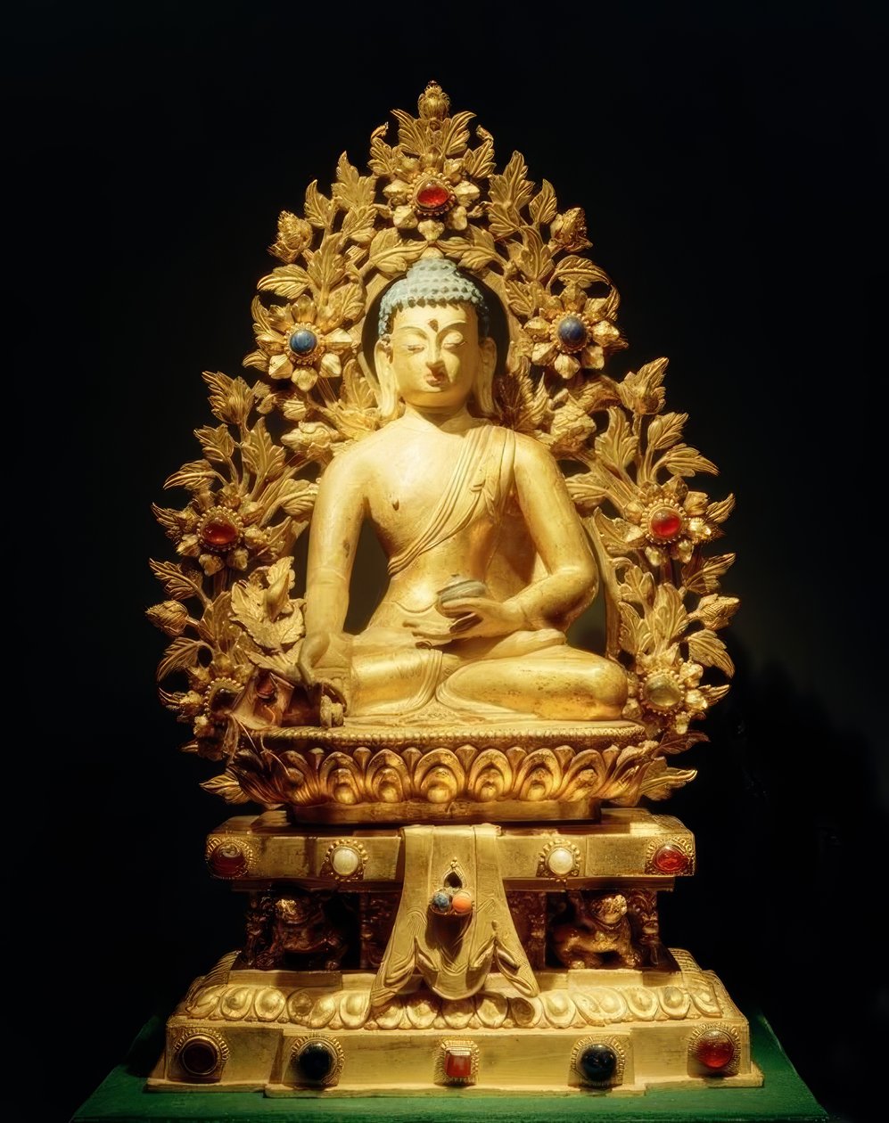 Bhaisajyaguru-Vaiduryaprabharaja / Beeldhouwwerk, 18e eeuw door Unbekannt