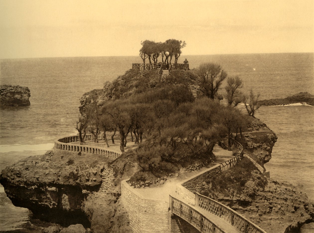Biarritz - Le Rocher du Basta, ca. 1930 door Unbekannt