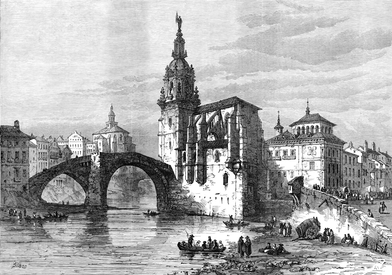 Bilbao, Spanje, april 1874 door Unbekannt