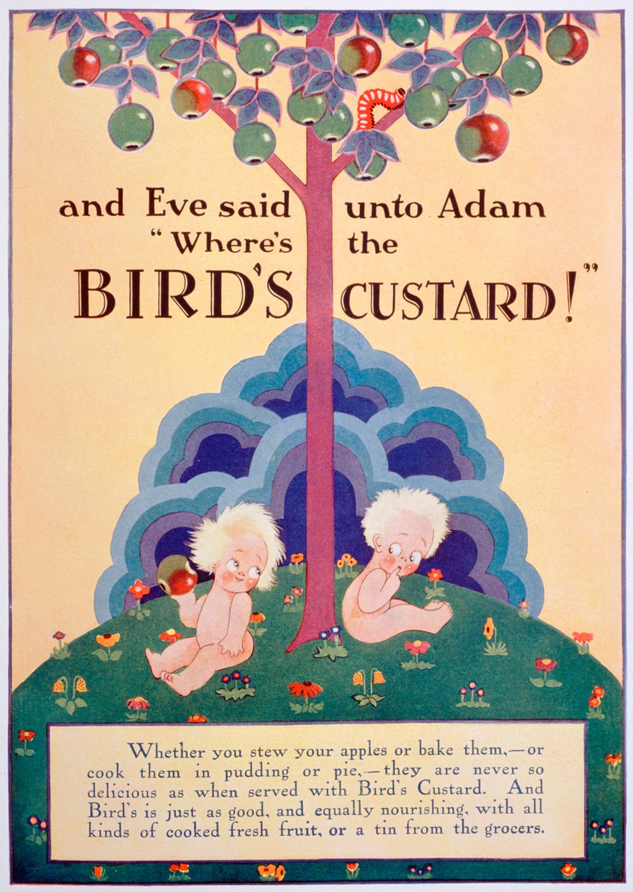 Birds Custard advertentie, 1928 door Unbekannt