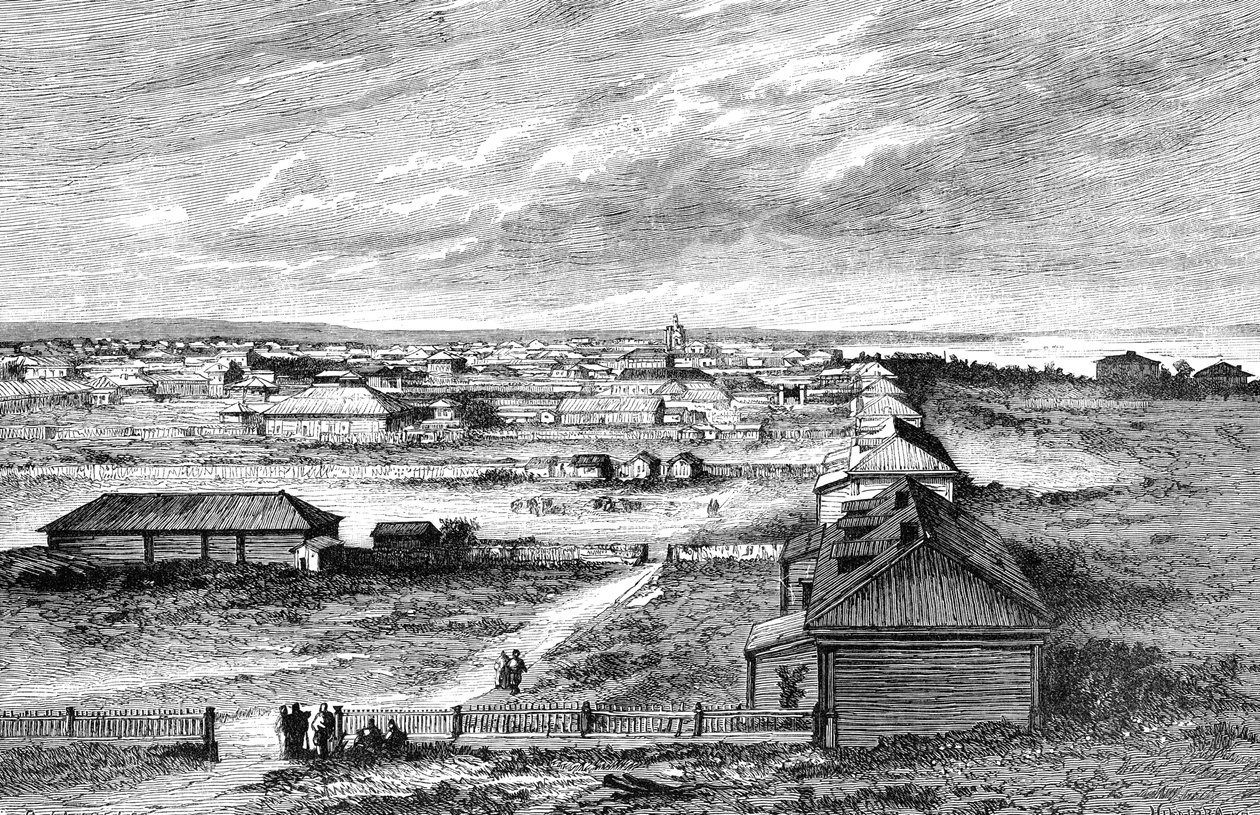 Blagovyeshchensk, Siberië, Rusland, 1895 door Unbekannt