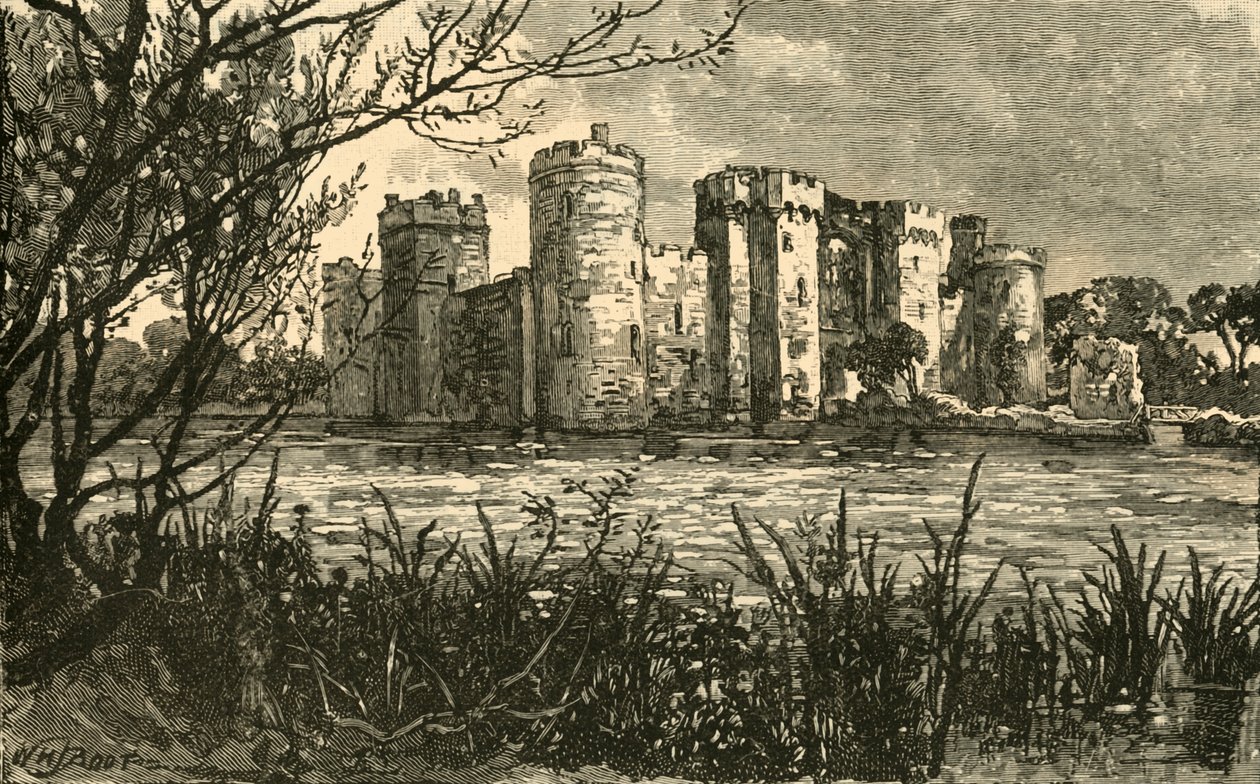 Bodiam Castle door Unbekannt