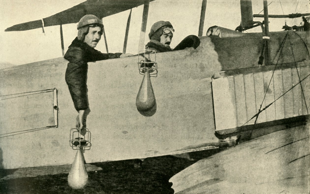 Bommenwerpers, 1914-1918, ca. 1920 door Unbekannt