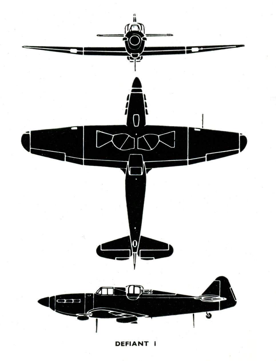 Boulton Paul Defiant I, 1941 door Unbekannt