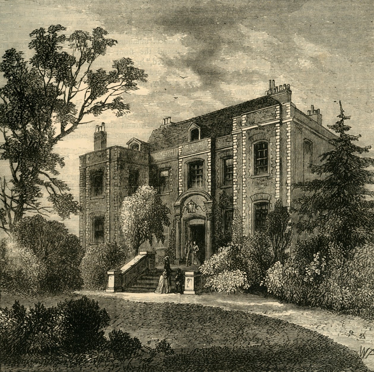 Bowyer House, ca. 1878 door Unbekannt